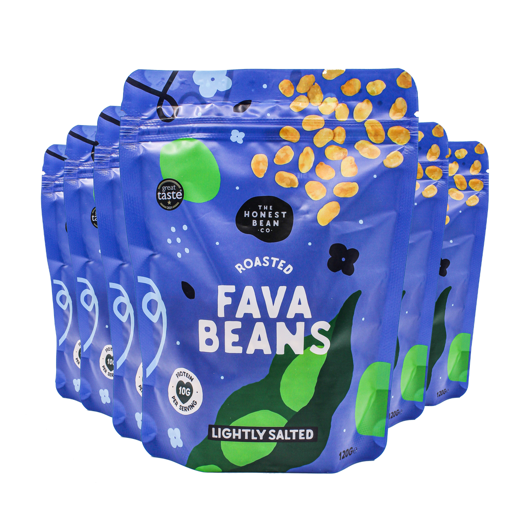 6 bags of lightly salted fava beans