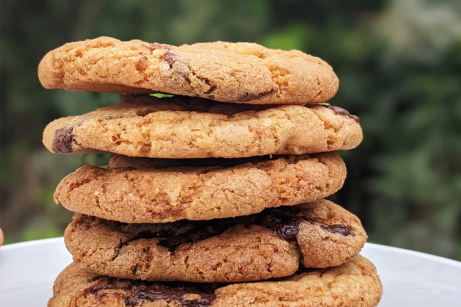 Fava bean cookies