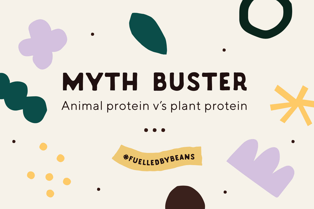animal protein versus plant protein. myth buster about beans 