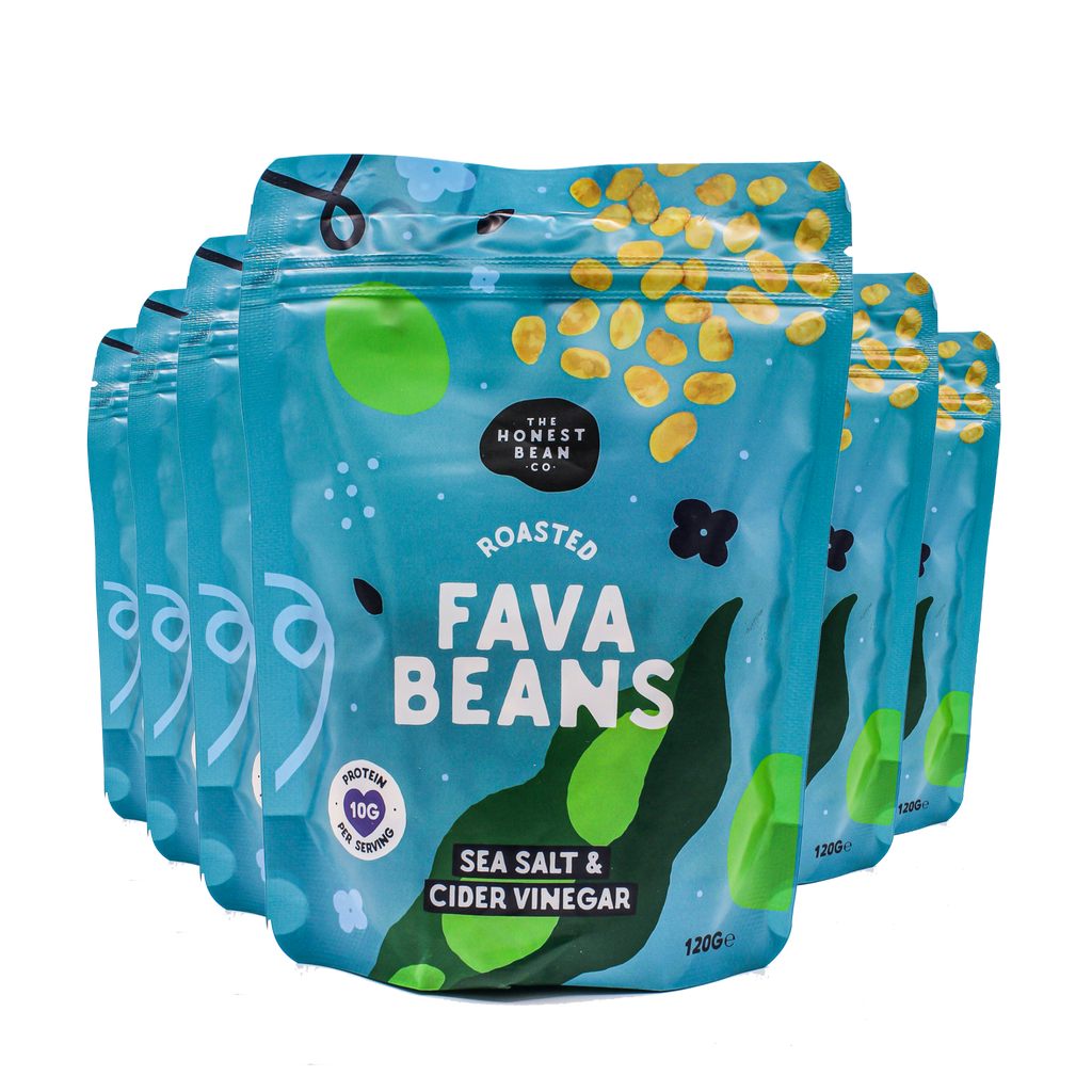 6 bags of sea salt and cider vinegar fava beans
